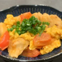 鶏ムネとトマトのトロ玉炒め| ダイスケさん