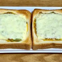 ☆納豆チーズトースト|まぁたんさん