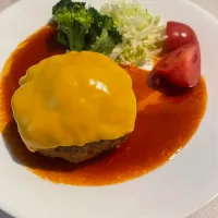 今夜はチーズハンバーグ| めんちゃんさん