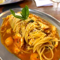 * Spaghetti Prawn Bisque * Fish & Chips * Spicy Chorizo Pomodoro Tapas 🍤🍝🐟🍟🥓🍖🤤| An'leeさん