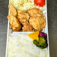 鶏塩唐&春巻弁当|黒川克博さん