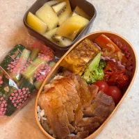 娘お弁当（豚ロースガーリック醤油）|takezooさん