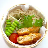 冷やしうどん×JK弁当|かなんさん