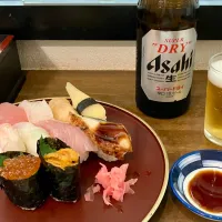 ＂四天王寺詣＂後のランチ                               『特上にぎり寿司』