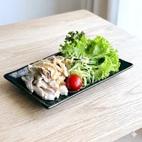 蒸鶏サラダ|りょうりょうさん
