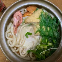 昼食　鍋焼きうどん|ATさん
