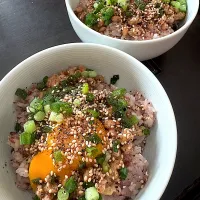 塩で食べる納豆ごはん|ハルさん