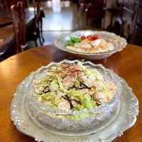 ササミキャベツ🥬塩昆布サラダ🥗|henryさん