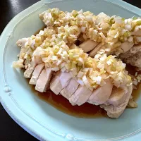 鶏塩チャーシューの甘酢ネギだれ|ハルさん