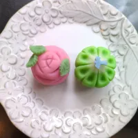練切教室　薔薇　クローバー|まゆみさん