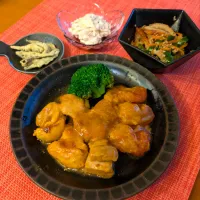 ☆鶏モモ肉とトマトのタンドリー　☆ホッキ貝　☆ピーマン竹輪炒め　☆小イワシ天|chikakoさん