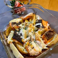サーモンとポテトのチーズ焼き