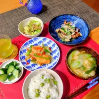 「浅利と銀鮭の涼味御膳 〜若豆ご飯を添えて〜」|シュビラさん