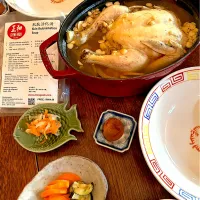 晩ごはん♯参鶏湯| 小松菜さん