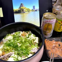 白菜と豆腐などの蒸し物😋|すかラインさん