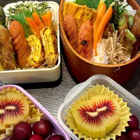 アスパラ肉巻き弁当