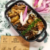 @きなこさんの料理 🔷肥後美人と新じゃが🐖豚肉のみそ味サブジ🔷