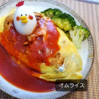 オムライス( ꇐᴗꇐ )