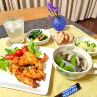 「晩白柚香る 初夏のガーリックフライプレート 〜梅しそと新じゃがの涼を添えて〜」|シュビラさん