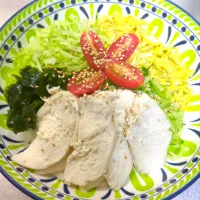 そうめんde冷し中華風
