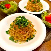 ベーコンとツナの和風パスタ😋| ＊yurika＊さん