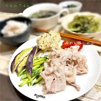 冷やし豚しゃぶ|亜矢子さん