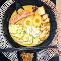 🇯🇵Tonkotsu ramen In my new ramen dishware set🇯🇵😁😁| KWAII69さん