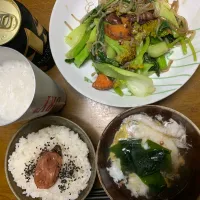 夕食　八宝菜風炒め物|ATさん