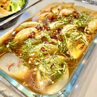 ぎんさんの料理 サミカさんの料理 新玉葱焼き漬け|ぎんさん