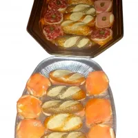 🇫🇷Mini Moricette tuna, ham, salmon toast,smoked ham toast, salami toast🇫🇷