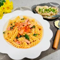 「フジッリでスープパスタ」