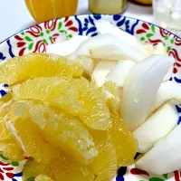 Korean Yellow Melon & White Grapefruit |gonbenさん