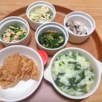 ワカメと卵のおじやと仲間たち(((*≧艸≦)ﾌﾟﾌﾟｯ|ぽんすけさん