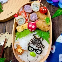 父の日弁当|Akiyoෆ¨̮⑅さん