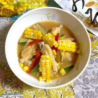 鶏手羽中と夏野菜のつぶみそ煮✨
